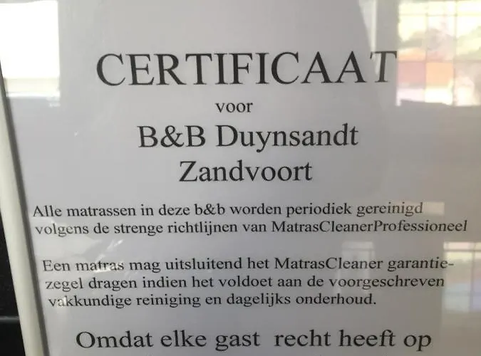 Duynsandt Bed & Breakfast